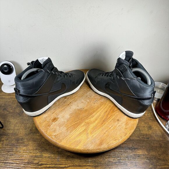 Nike Black Wedge High-Top Sneakers - Picture 5 of 9